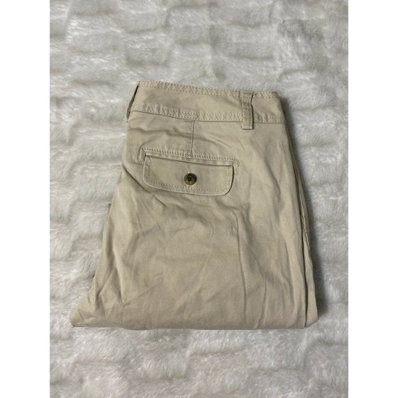 Dockers Women’s Sz 8 Polyester Capri Crop Pants Tan Beige Run For The Cure - Picture 3 of 11